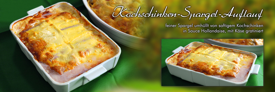 Kochschinken - Spargel - Auflauf